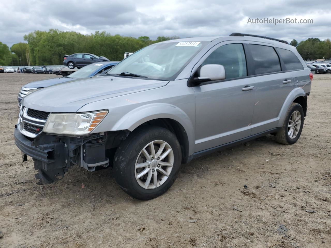 2015 Dodge Journey Sxt Серебряный vin: 3C4PDCBG5FT678561