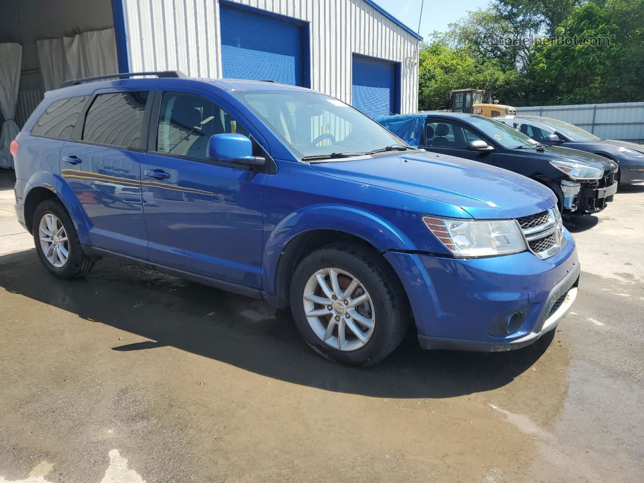 2015 Dodge Journey Sxt Blue vin: 3C4PDCBG5FT690886