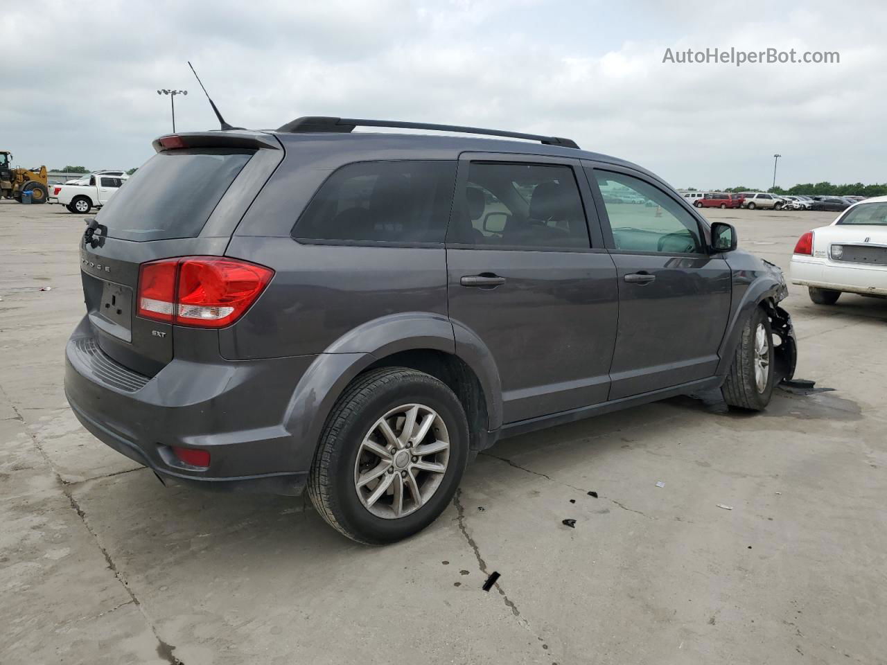 2015 Dodge Journey Sxt Gray vin: 3C4PDCBG5FT700669