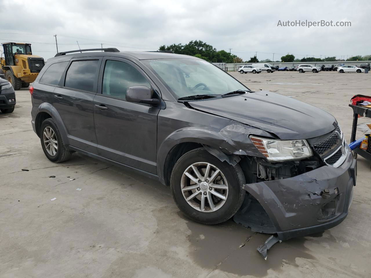 2015 Dodge Journey Sxt Gray vin: 3C4PDCBG5FT700669