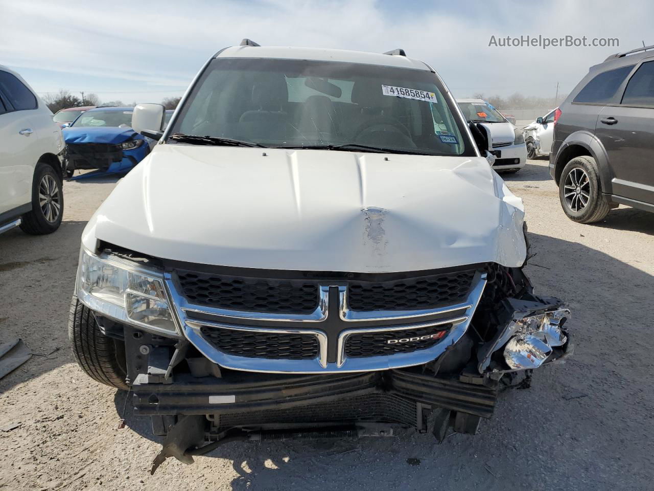 2016 Dodge Journey Sxt White vin: 3C4PDCBG5GT102244