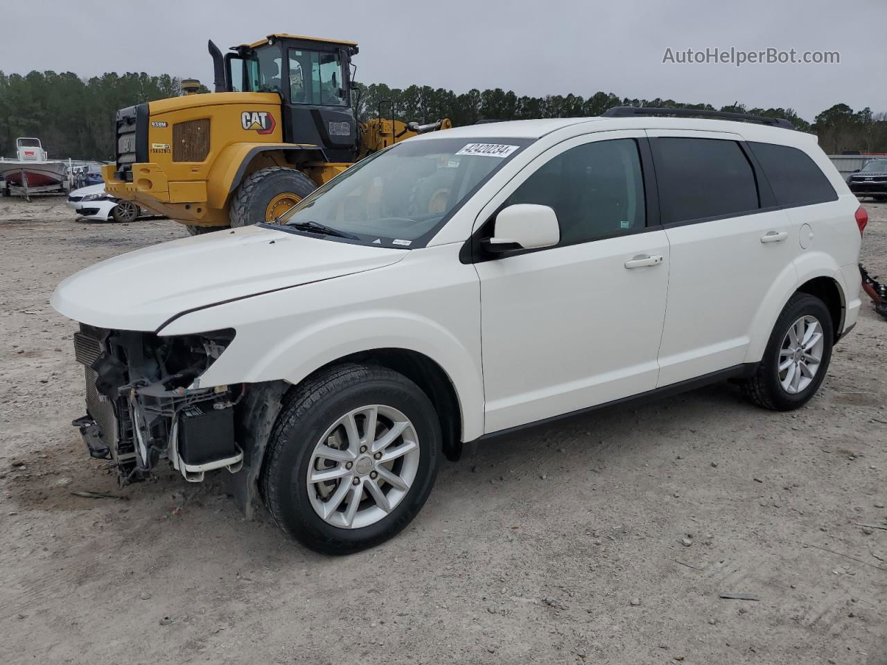 2016 Dodge Journey Sxt White vin: 3C4PDCBG5GT139861