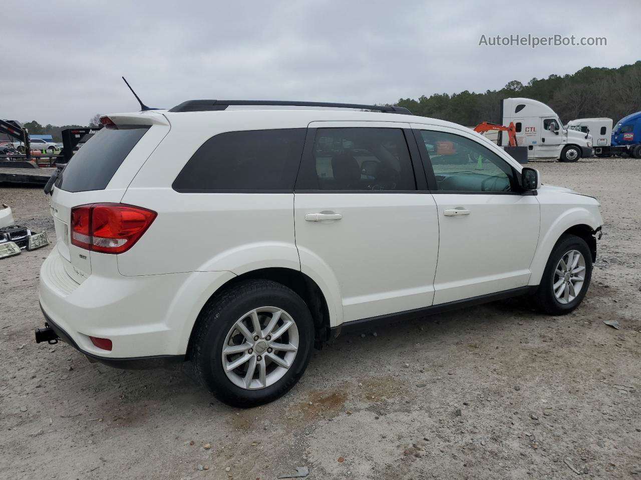 2016 Dodge Journey Sxt White vin: 3C4PDCBG5GT139861