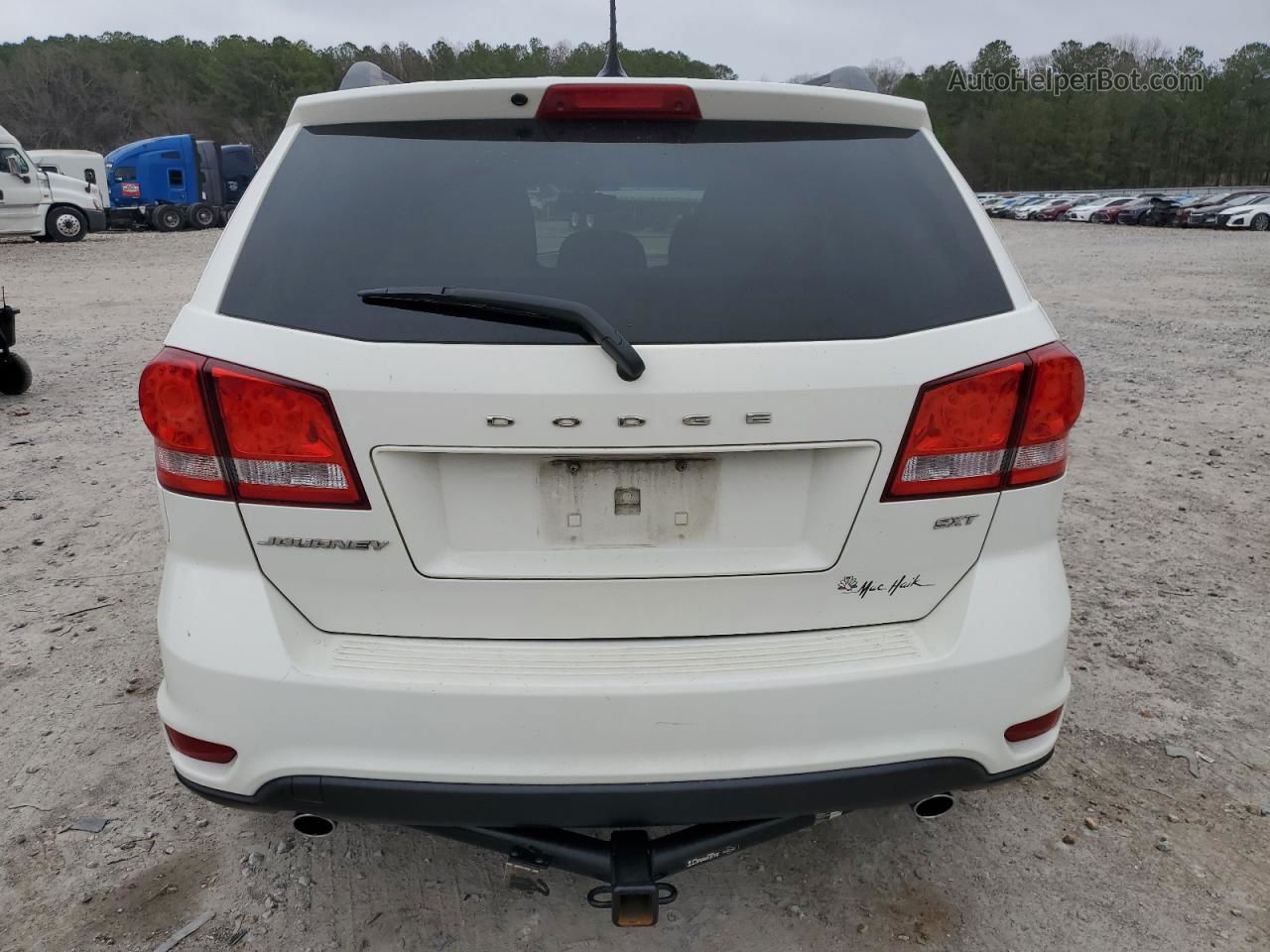 2016 Dodge Journey Sxt White vin: 3C4PDCBG5GT139861