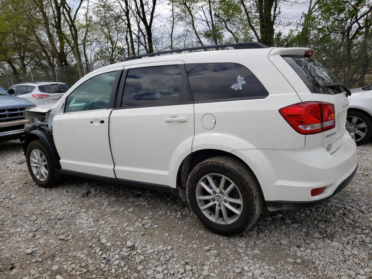 2016 Dodge Journey Sxt White vin: 3C4PDCBG5GT148625