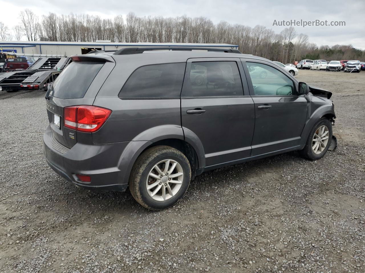 2017 Dodge Journey Sxt Gray vin: 3C4PDCBG5HT515928