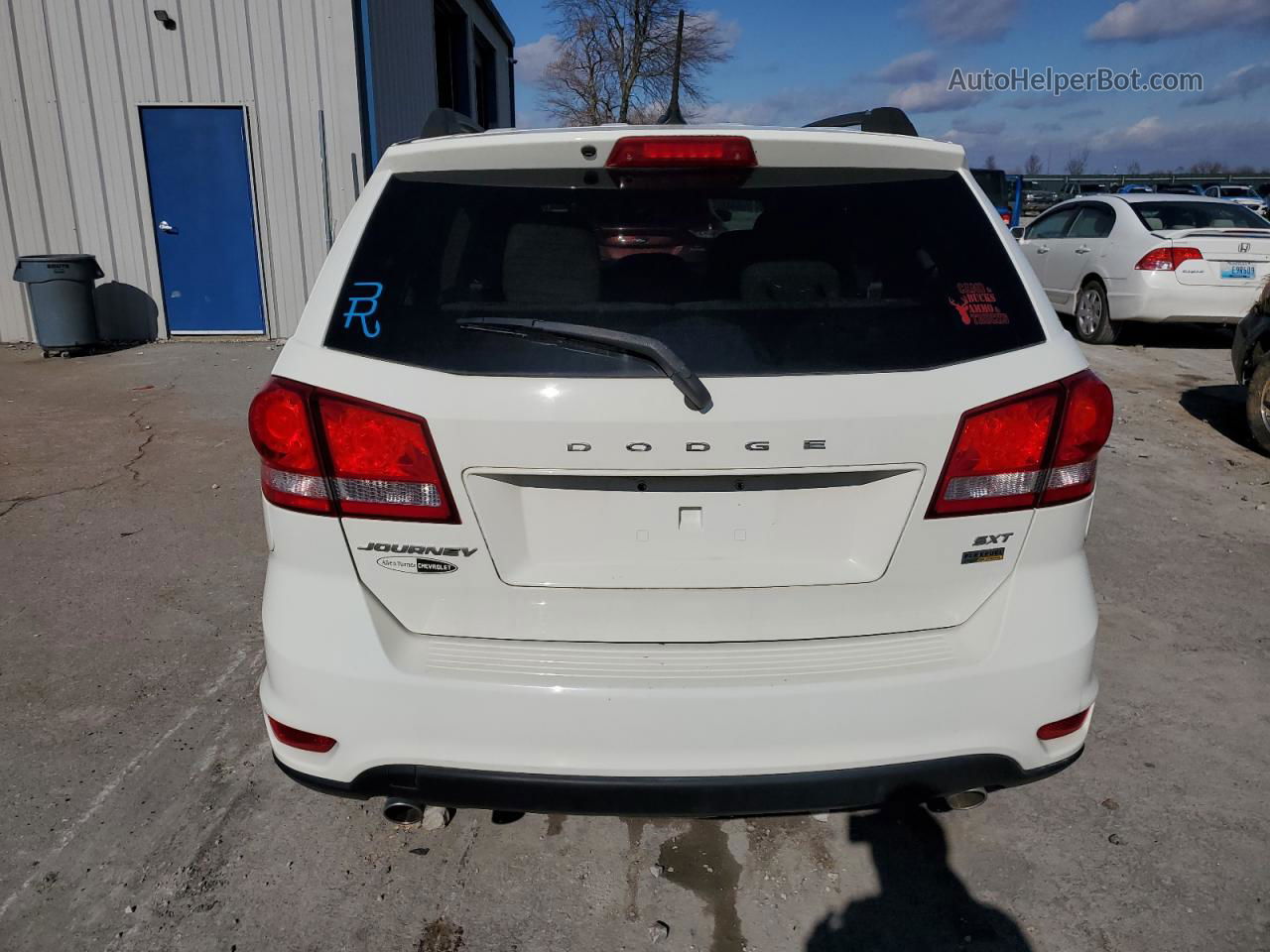 2017 Dodge Journey Sxt White vin: 3C4PDCBG5HT572193