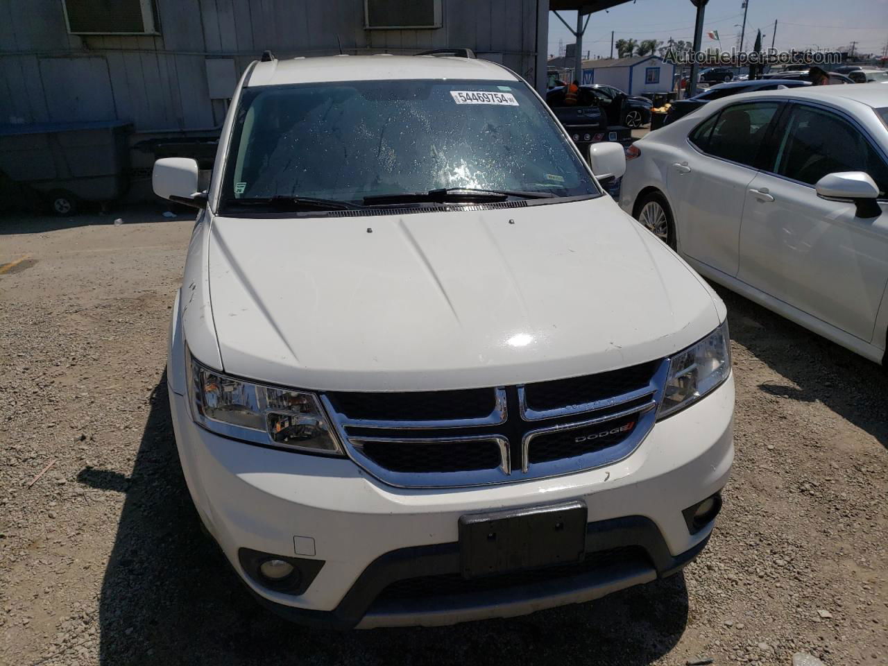 2014 Dodge Journey Sxt White vin: 3C4PDCBG6ET106722