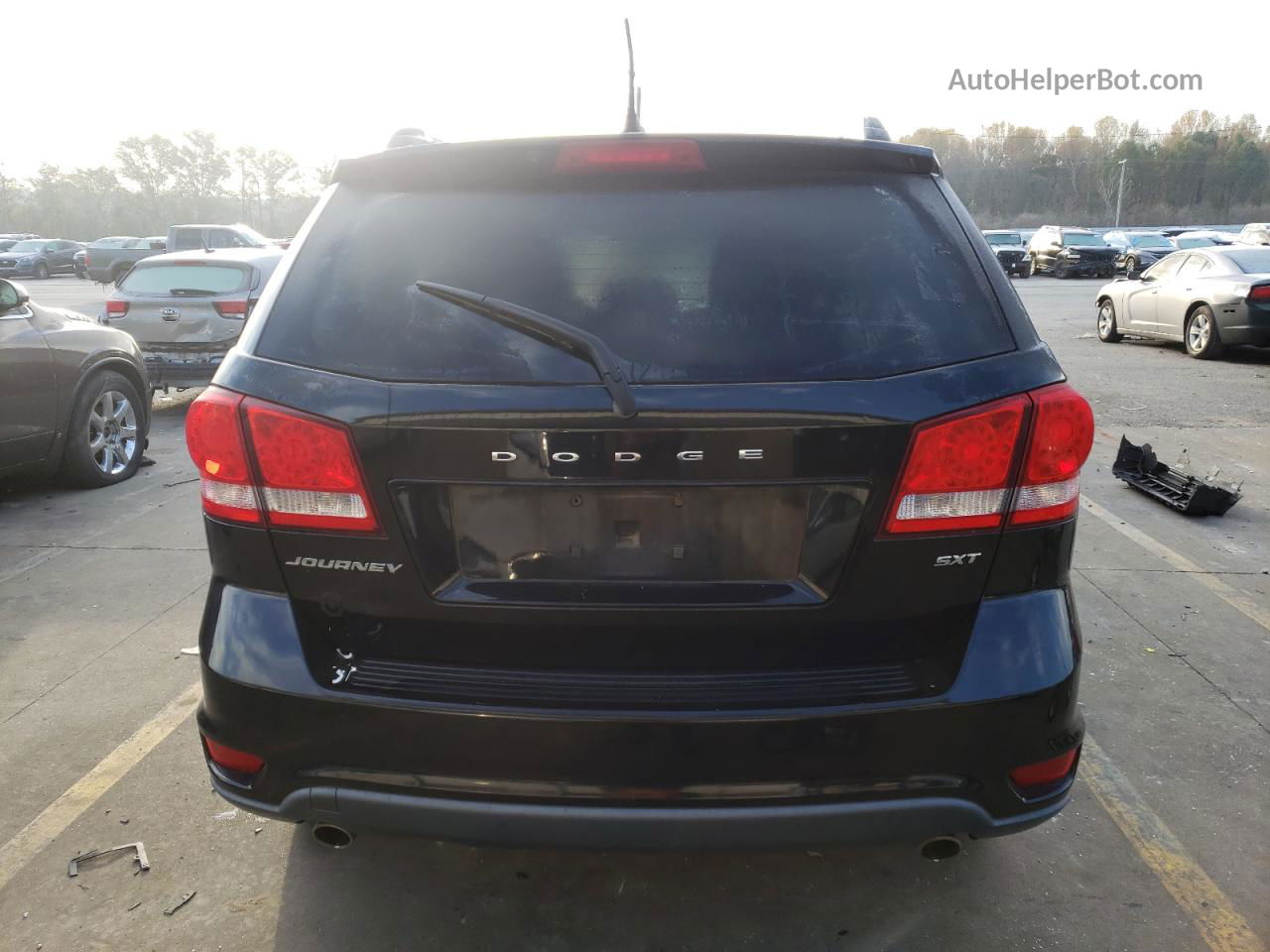 2014 Dodge Journey Sxt Черный vin: 3C4PDCBG6ET116800