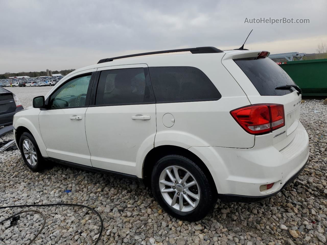 2014 Dodge Journey Sxt White vin: 3C4PDCBG6ET142975