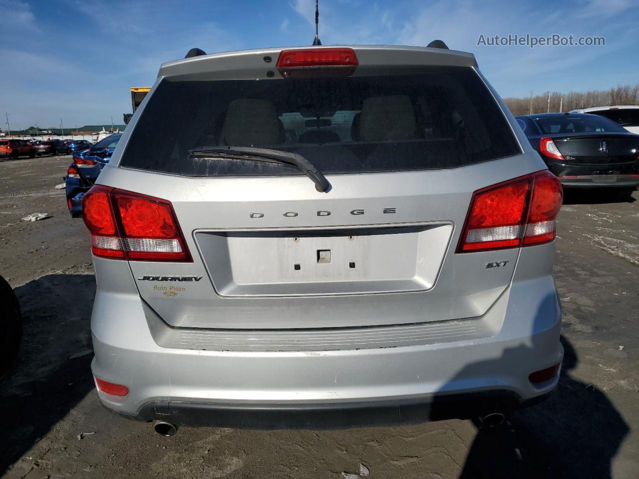 2014 Dodge Journey Sxt Silver vin: 3C4PDCBG6ET156035