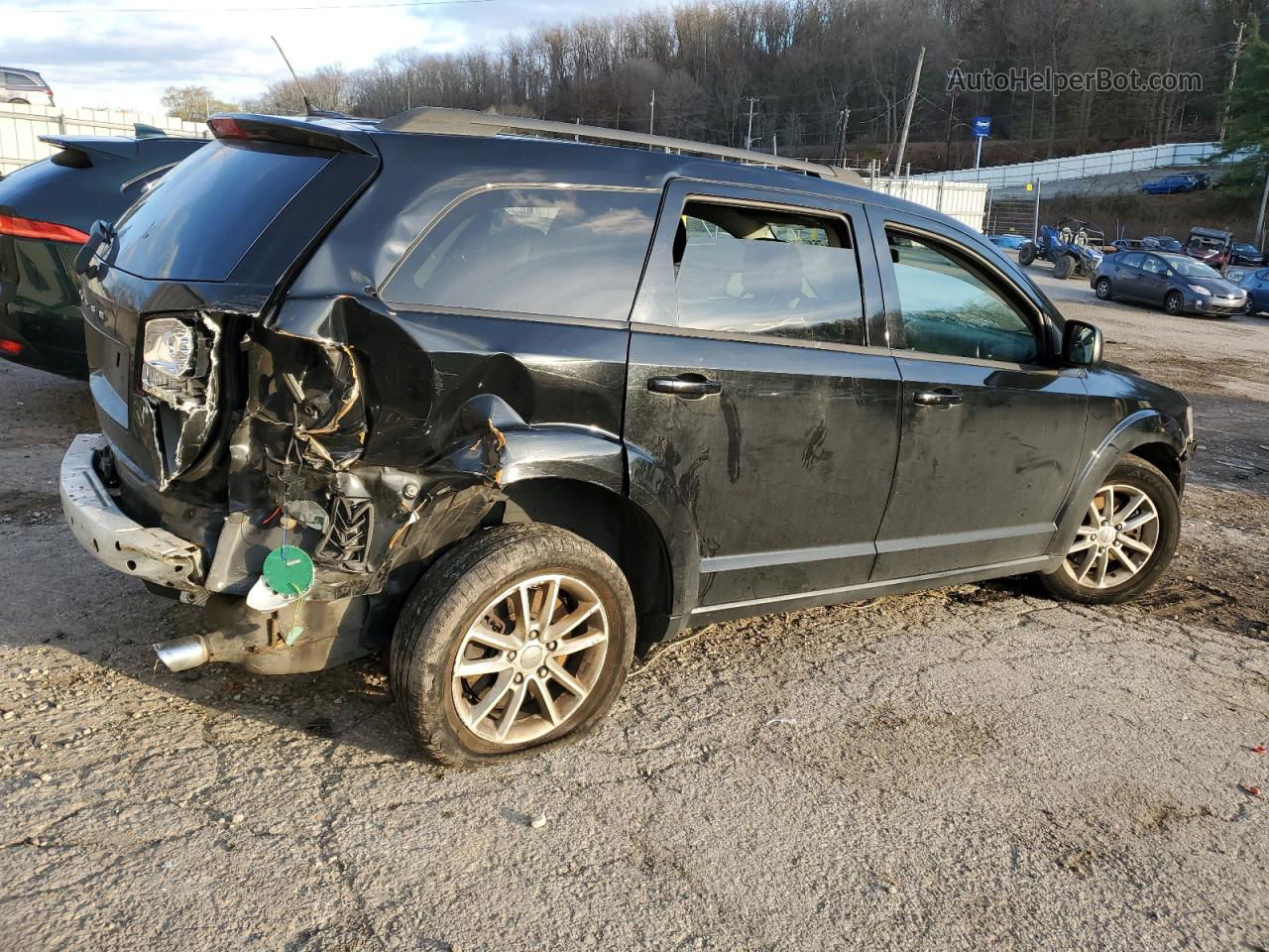 2014 Dodge Journey Sxt Black vin: 3C4PDCBG6ET211115