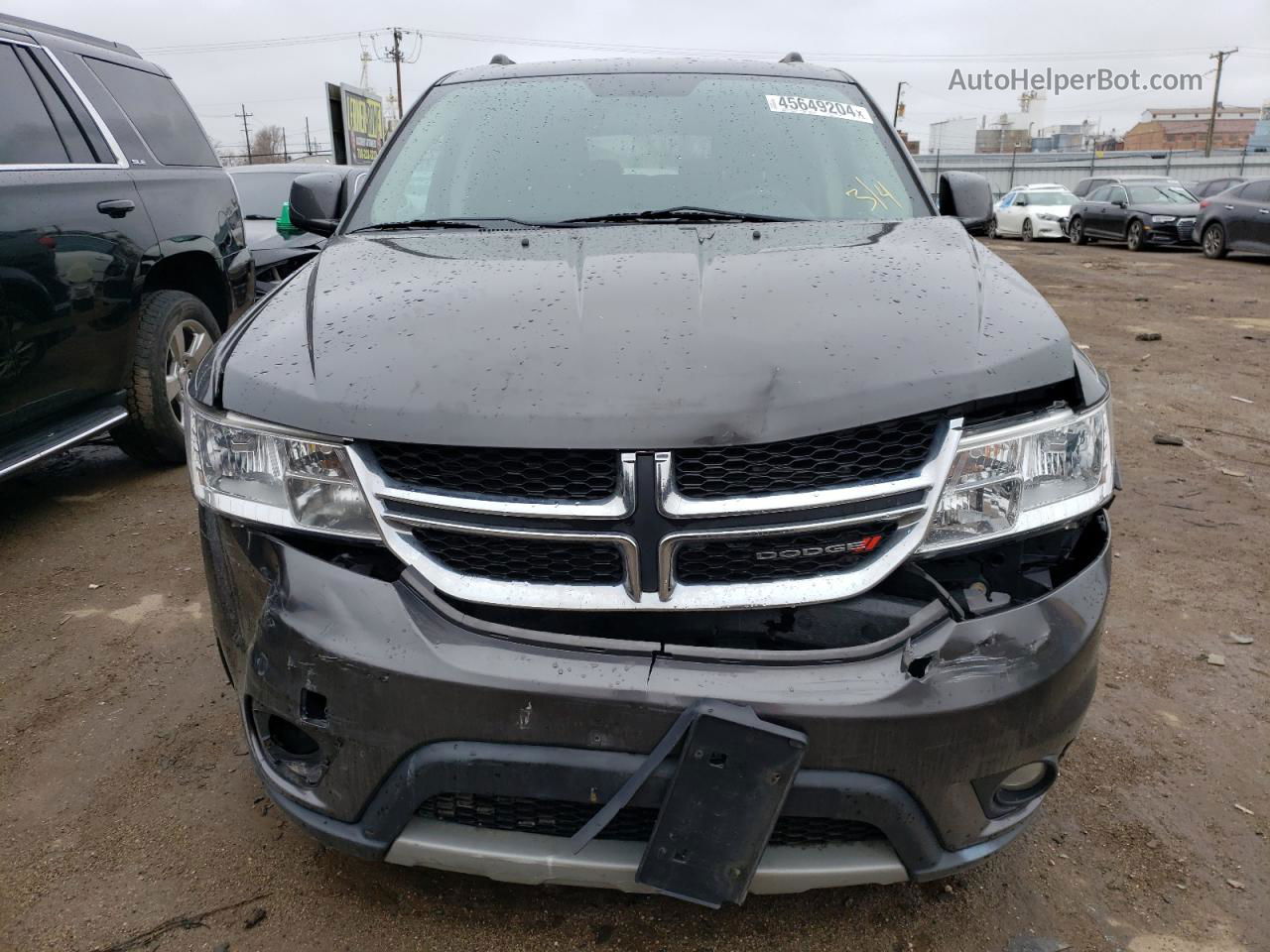 2014 Dodge Journey Sxt Gray vin: 3C4PDCBG6ET250559