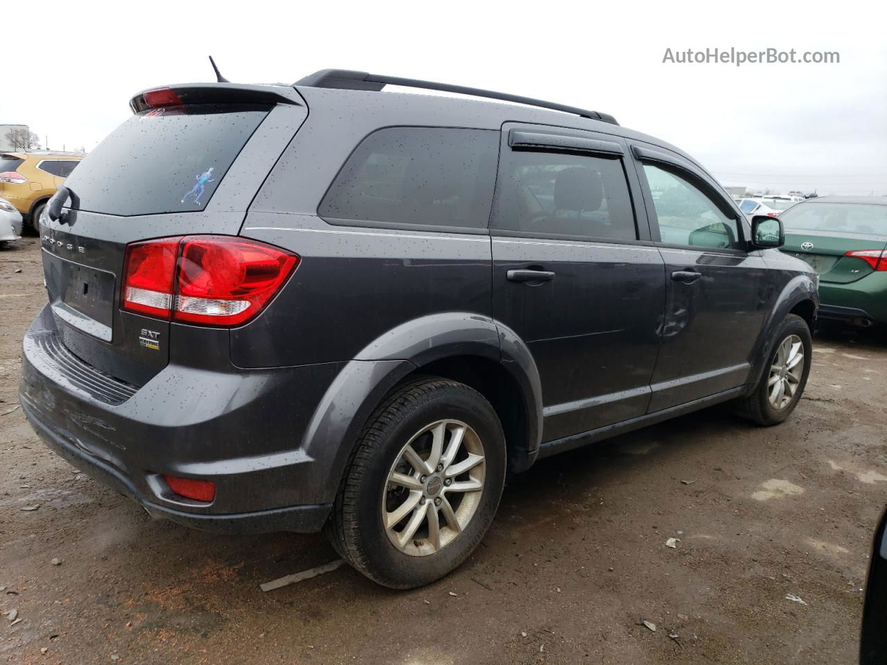 2014 Dodge Journey Sxt Серый vin: 3C4PDCBG6ET250559