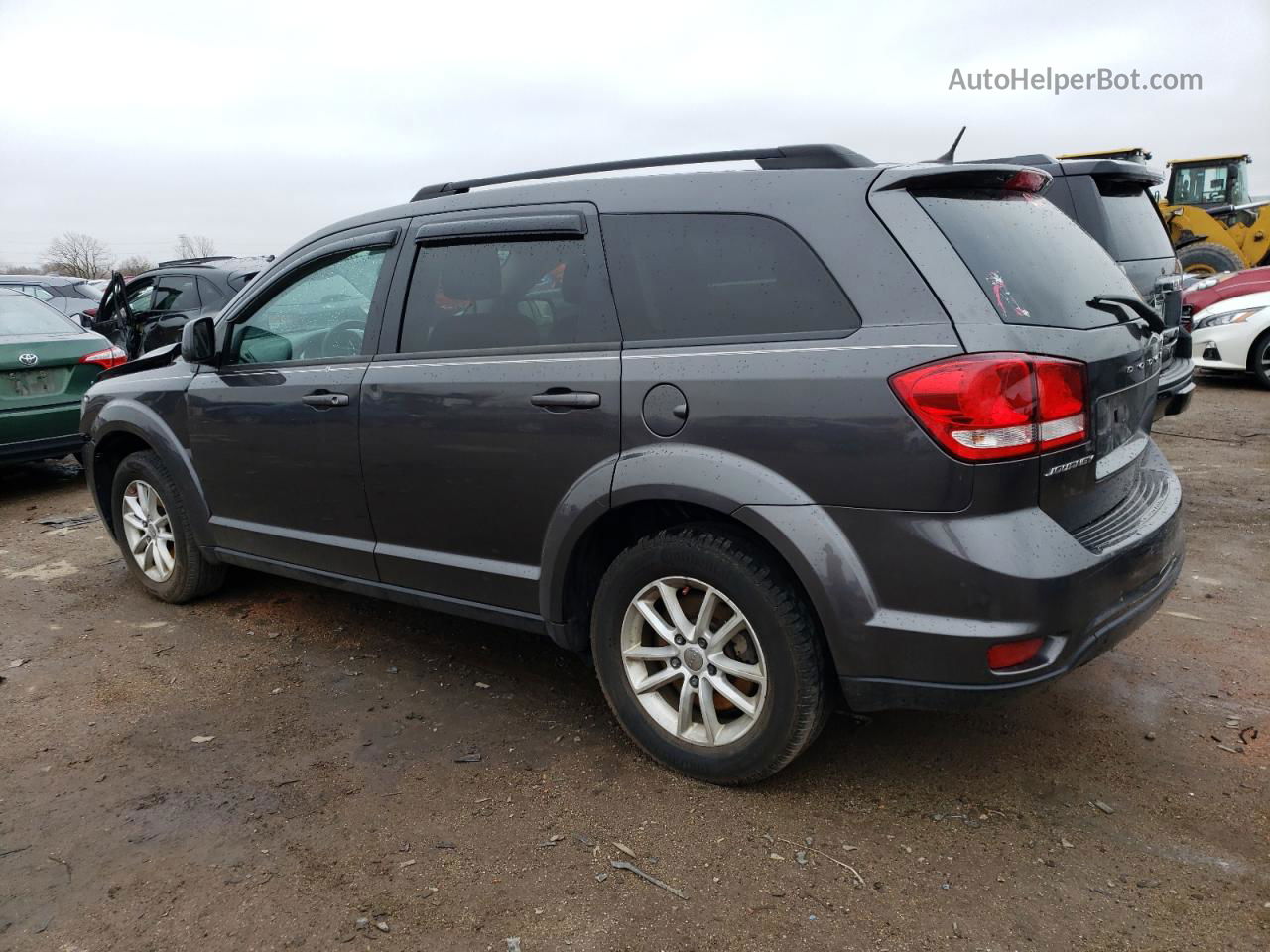 2014 Dodge Journey Sxt Gray vin: 3C4PDCBG6ET250559