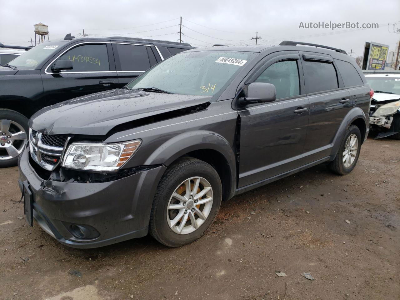 2014 Dodge Journey Sxt Серый vin: 3C4PDCBG6ET250559