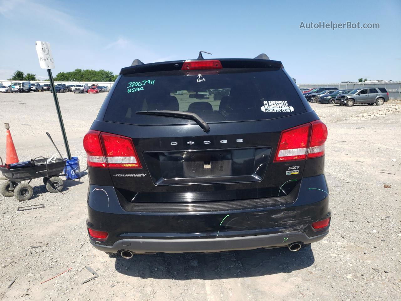 2014 Dodge Journey Sxt Black vin: 3C4PDCBG6ET250688