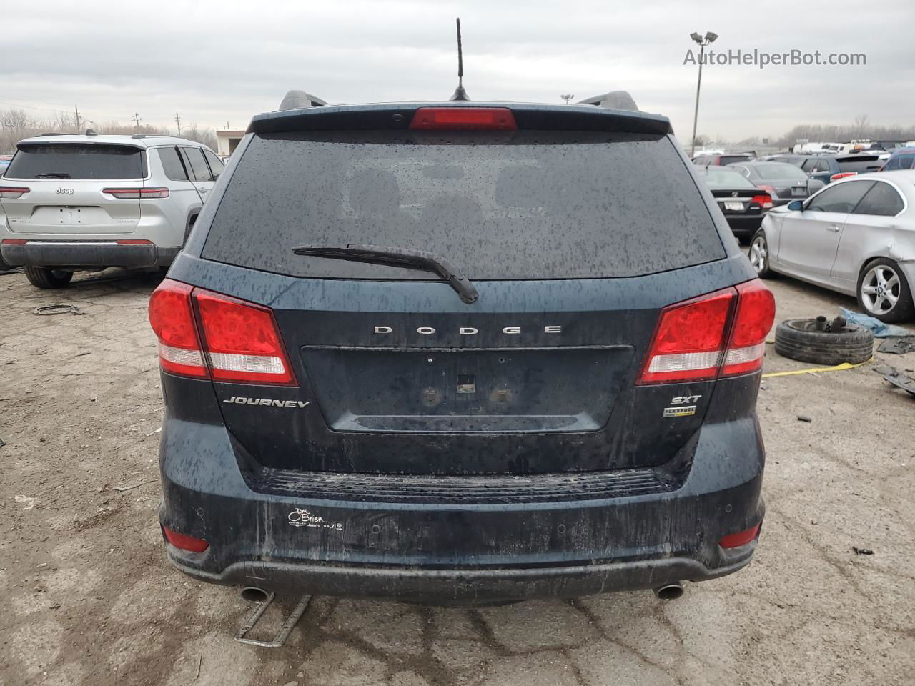 2014 Dodge Journey Sxt Blue vin: 3C4PDCBG6ET270990