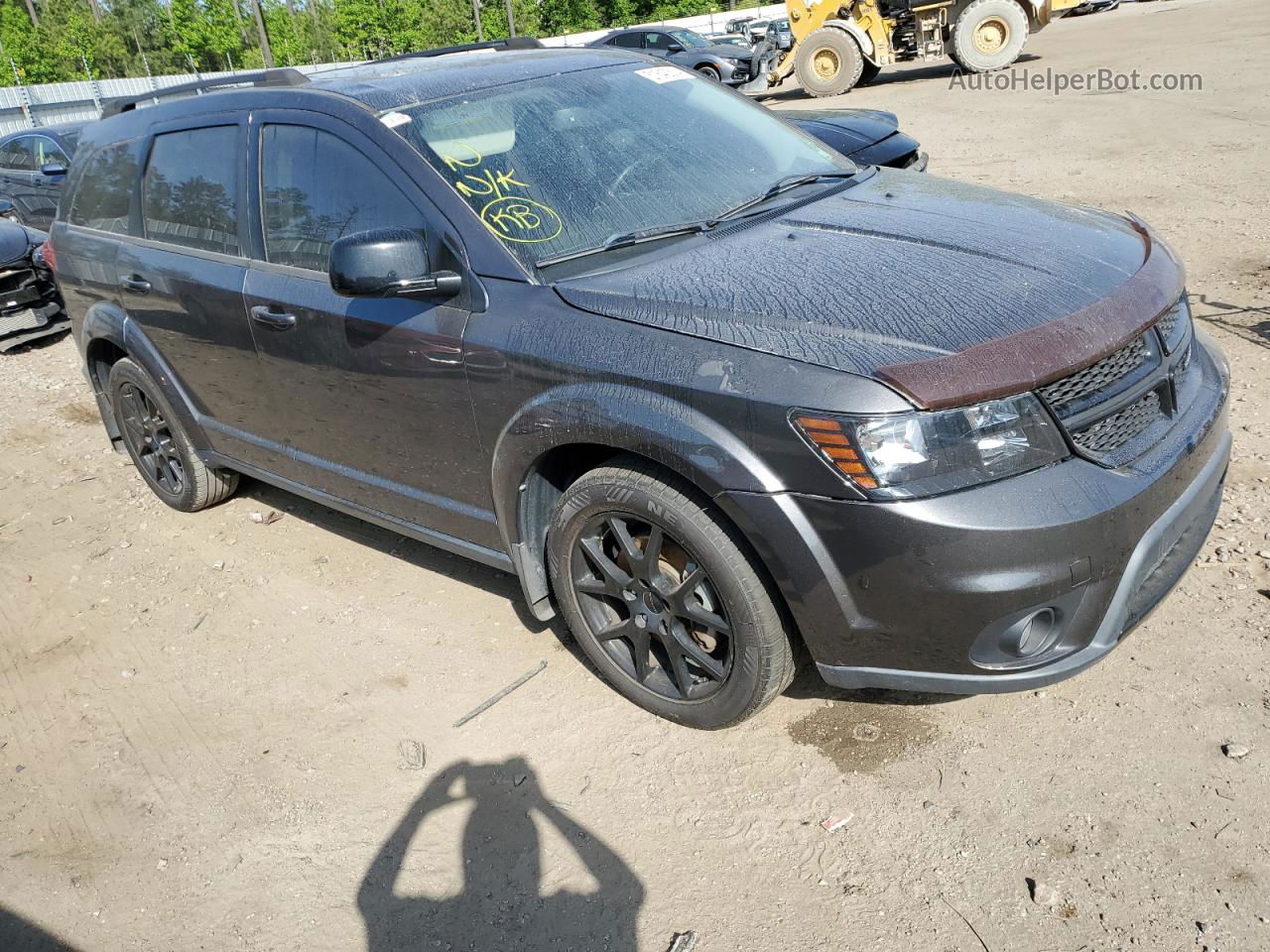 2014 Dodge Journey Sxt Gray vin: 3C4PDCBG6ET281715