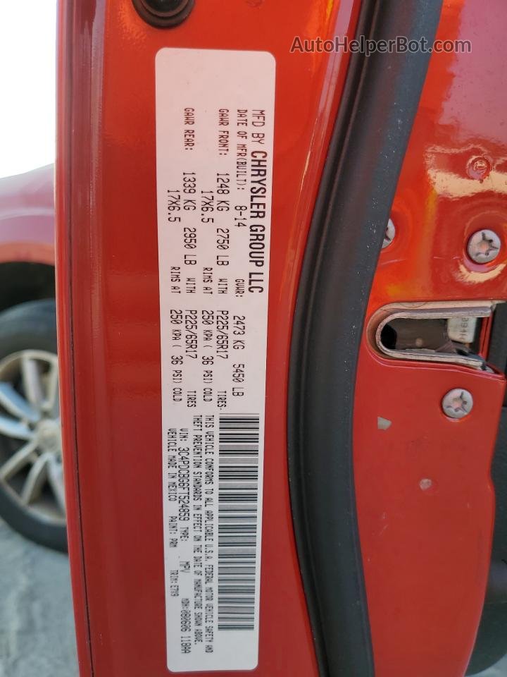 2015 Dodge Journey Sxt Красный vin: 3C4PDCBG6FT524859