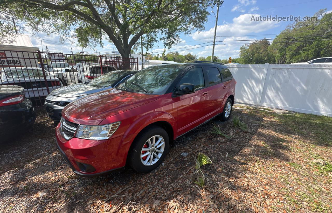 2015 Dodge Journey Sxt Red vin: 3C4PDCBG6FT524859