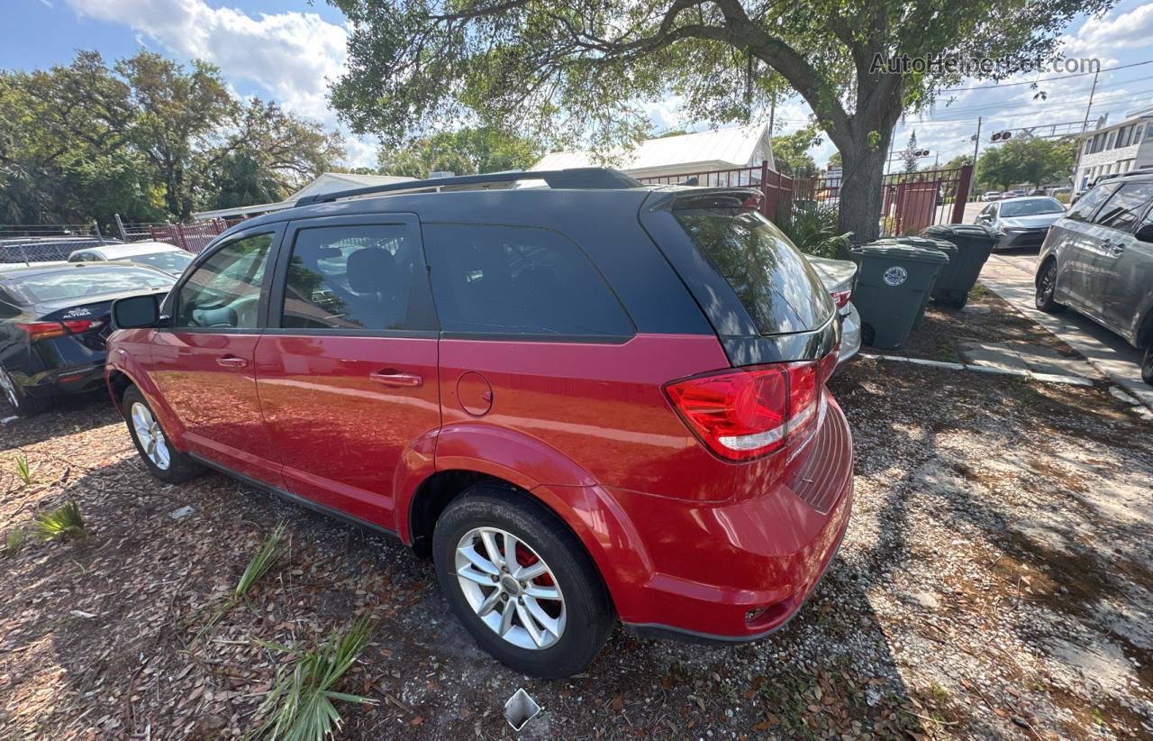 2015 Dodge Journey Sxt Red vin: 3C4PDCBG6FT524859