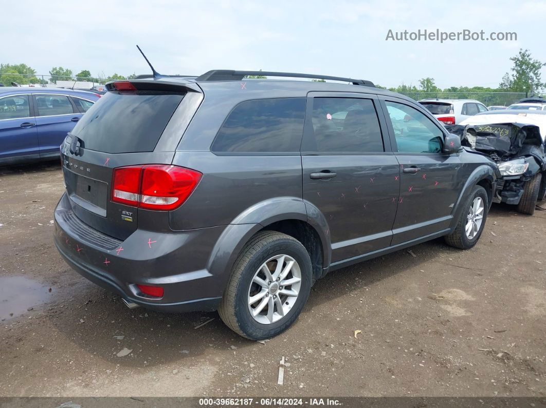 2015 Dodge Journey Sxt Gray vin: 3C4PDCBG6FT627893