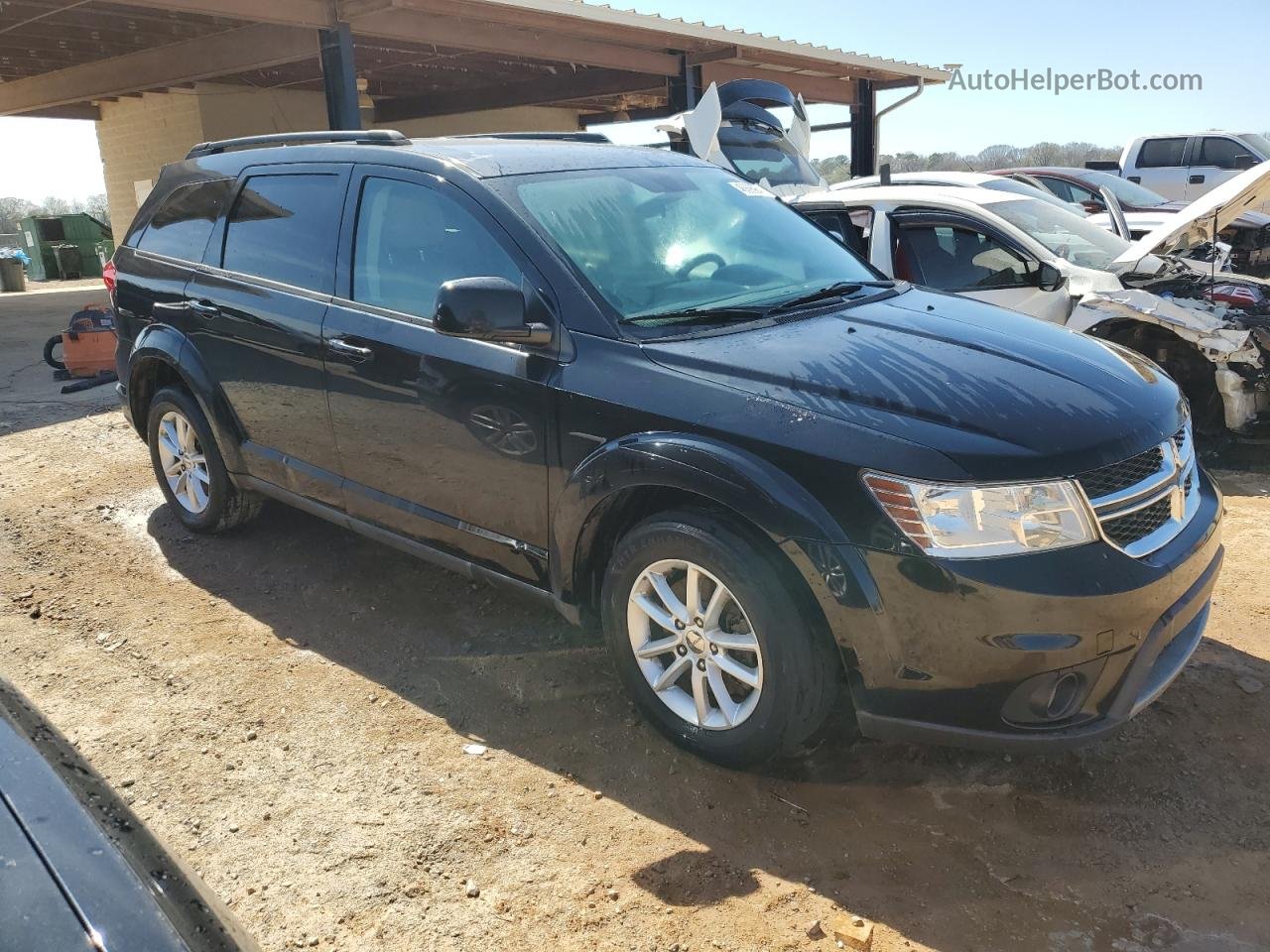 2015 Dodge Journey Sxt Черный vin: 3C4PDCBG6FT653846