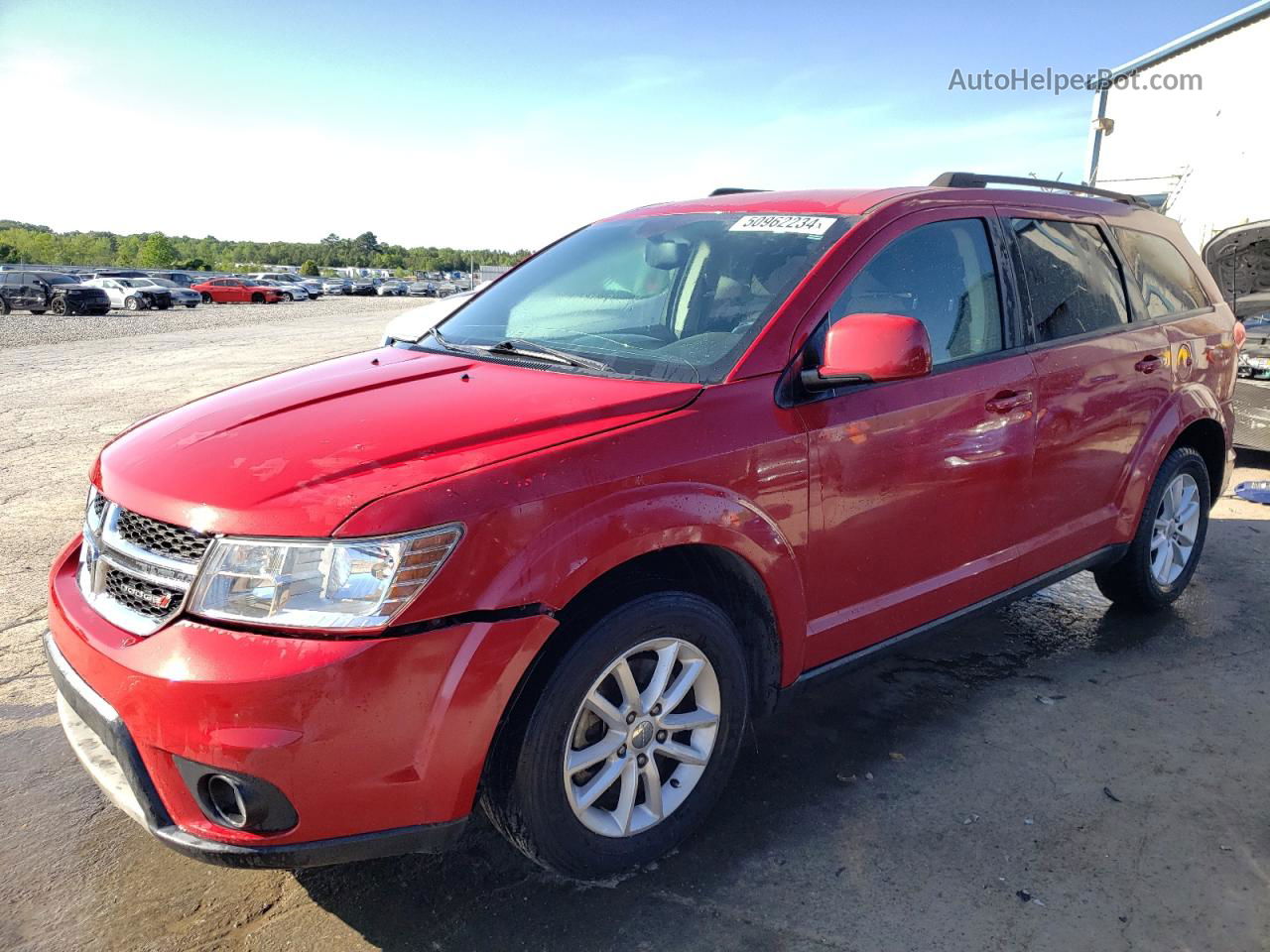 2015 Dodge Journey Sxt Red vin: 3C4PDCBG6FT664023