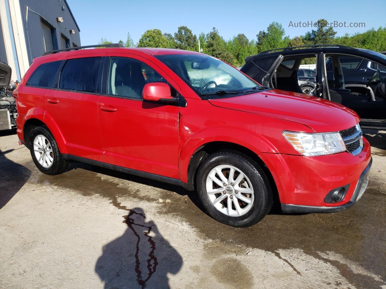 2015 Dodge Journey Sxt Red vin: 3C4PDCBG6FT664023