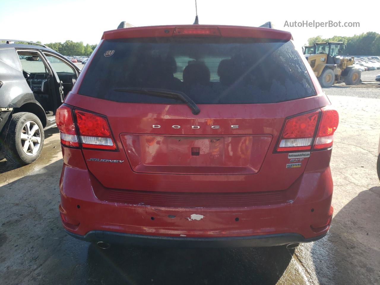 2015 Dodge Journey Sxt Red vin: 3C4PDCBG6FT664023