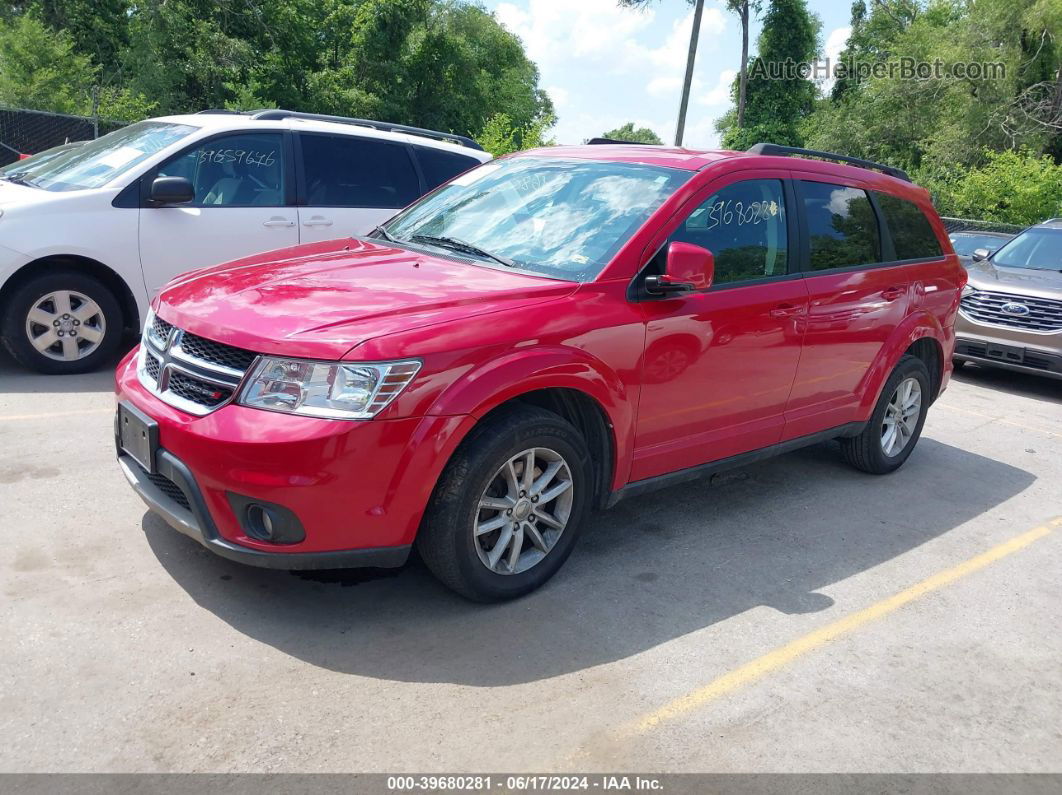 2015 Dodge Journey Sxt Red vin: 3C4PDCBG6FT664099