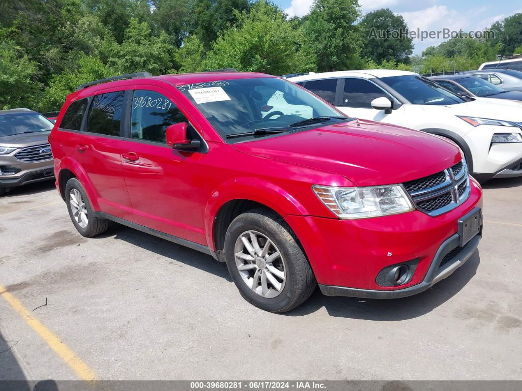 2015 Dodge Journey Sxt Red vin: 3C4PDCBG6FT664099