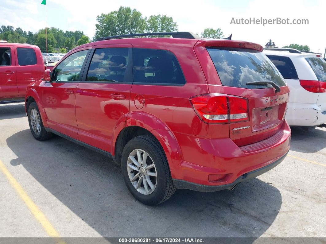 2015 Dodge Journey Sxt Red vin: 3C4PDCBG6FT664099