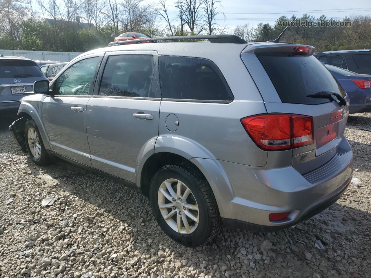 2015 Dodge Journey Sxt Silver vin: 3C4PDCBG6FT682165