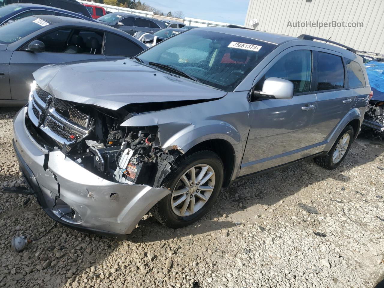 2015 Dodge Journey Sxt Silver vin: 3C4PDCBG6FT682165