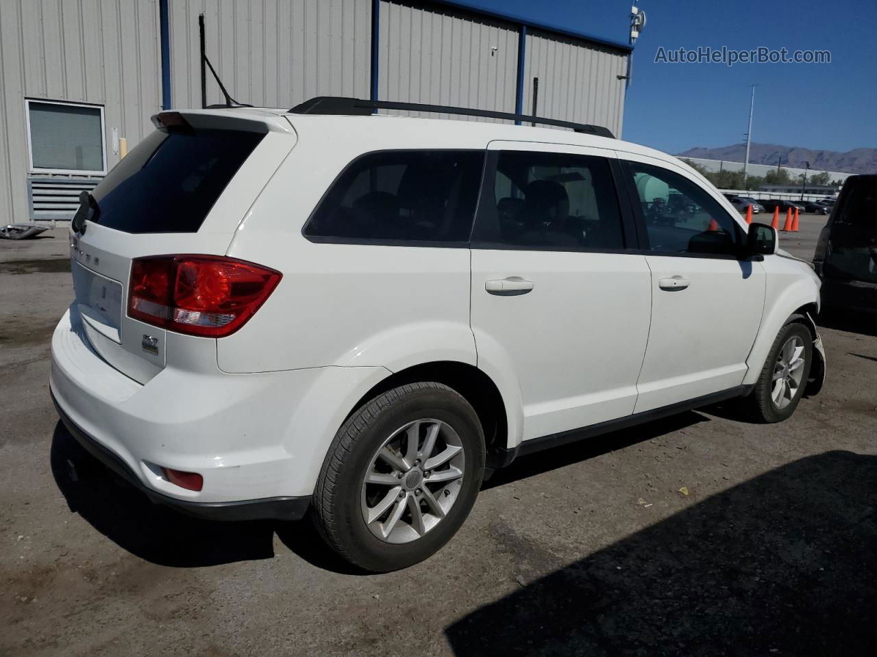 2016 Dodge Journey Sxt White vin: 3C4PDCBG6GT122468