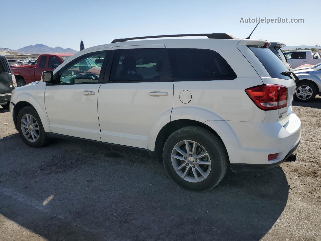 2016 Dodge Journey Sxt White vin: 3C4PDCBG6GT122468