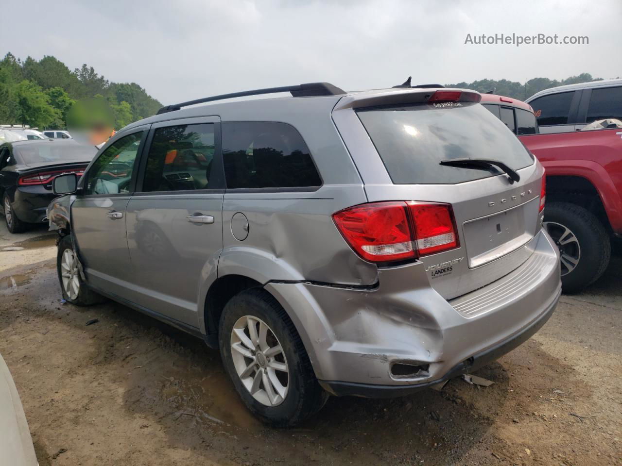 2016 Dodge Journey Sxt Silver vin: 3C4PDCBG6GT126696