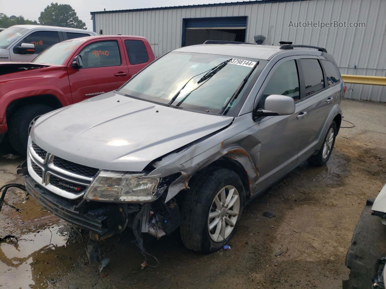 2016 Dodge Journey Sxt Silver vin: 3C4PDCBG6GT126696