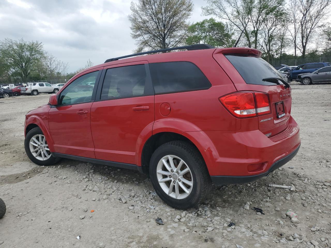 2016 Dodge Journey Sxt Red vin: 3C4PDCBG6GT146687