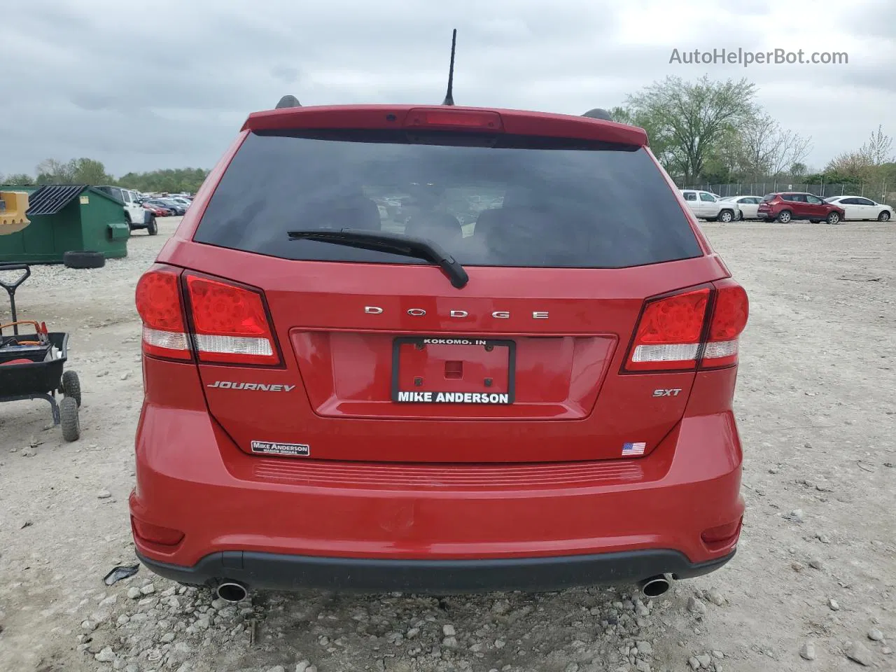 2016 Dodge Journey Sxt Red vin: 3C4PDCBG6GT146687