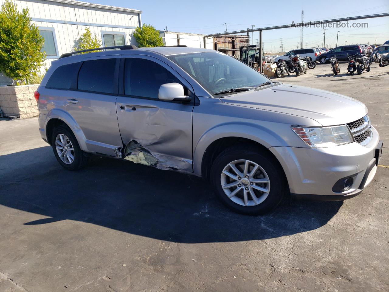 2016 Dodge Journey Sxt Silver vin: 3C4PDCBG6GT152912