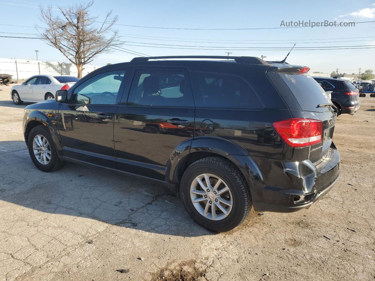 2016 Dodge Journey Sxt Черный vin: 3C4PDCBG6GT206306