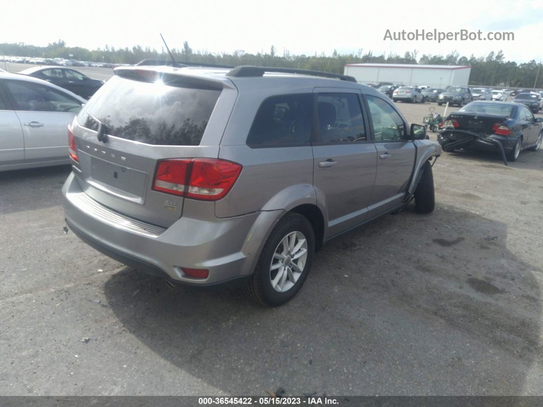 2016 Dodge Journey Sxt Gray vin: 3C4PDCBG6GT224871