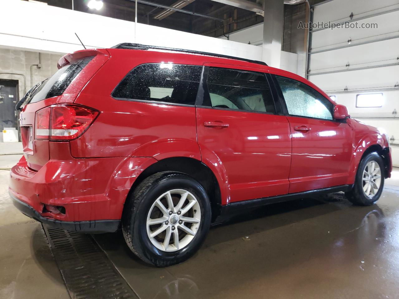 2017 Dodge Journey Sxt Red vin: 3C4PDCBG6HT509507