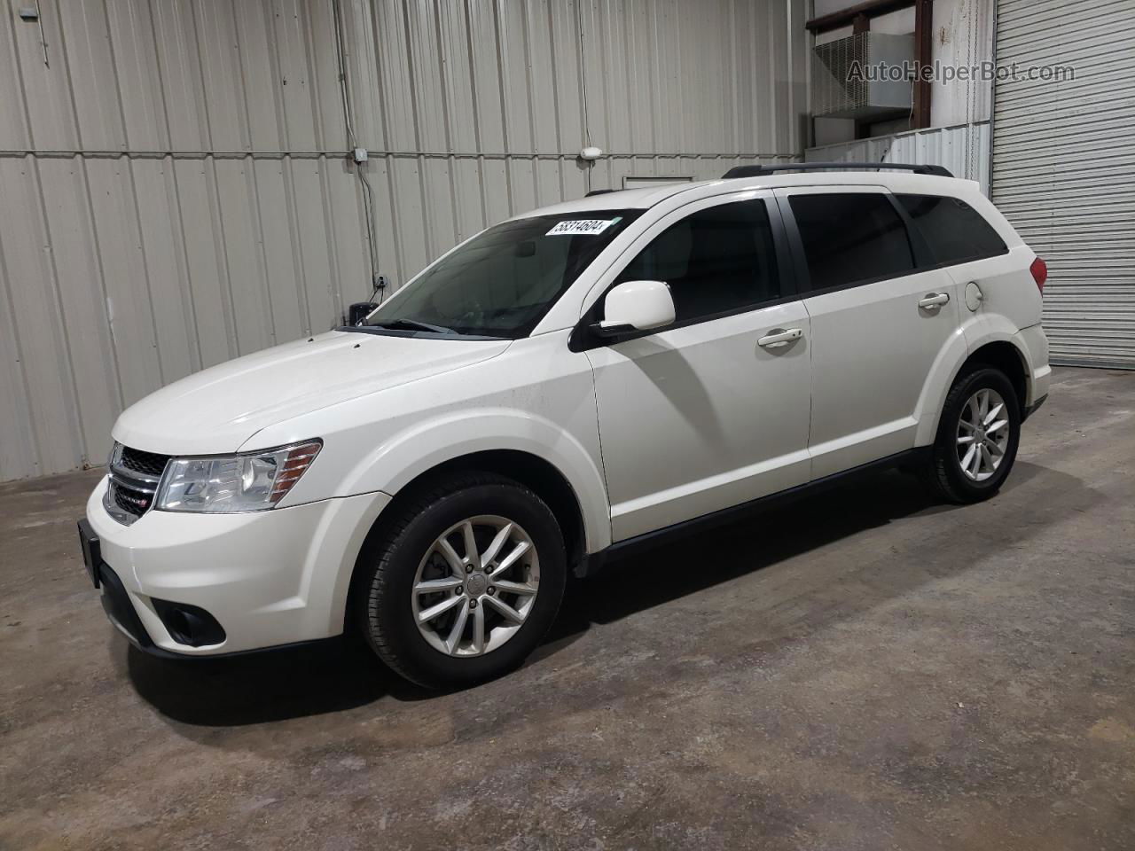 2017 Dodge Journey Sxt White vin: 3C4PDCBG6HT514299