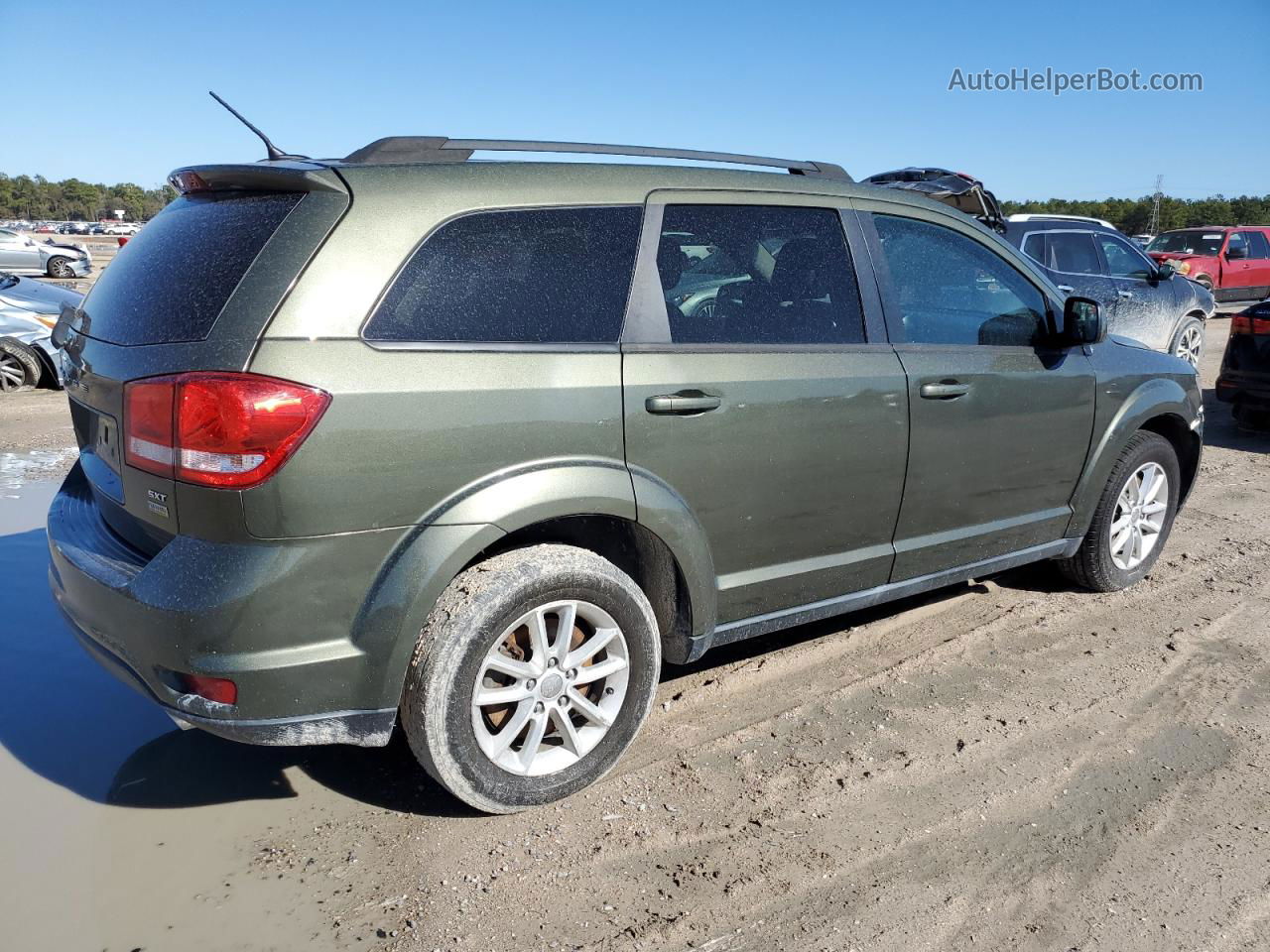 2017 Dodge Journey Sxt Green vin: 3C4PDCBG6HT530809