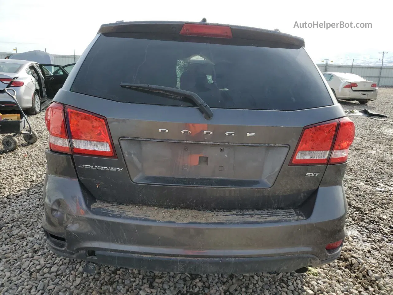 2017 Dodge Journey Sxt Gray vin: 3C4PDCBG6HT534522