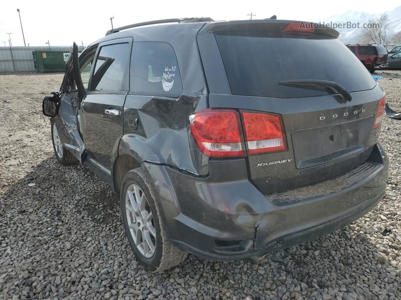 2017 Dodge Journey Sxt Gray vin: 3C4PDCBG6HT534522